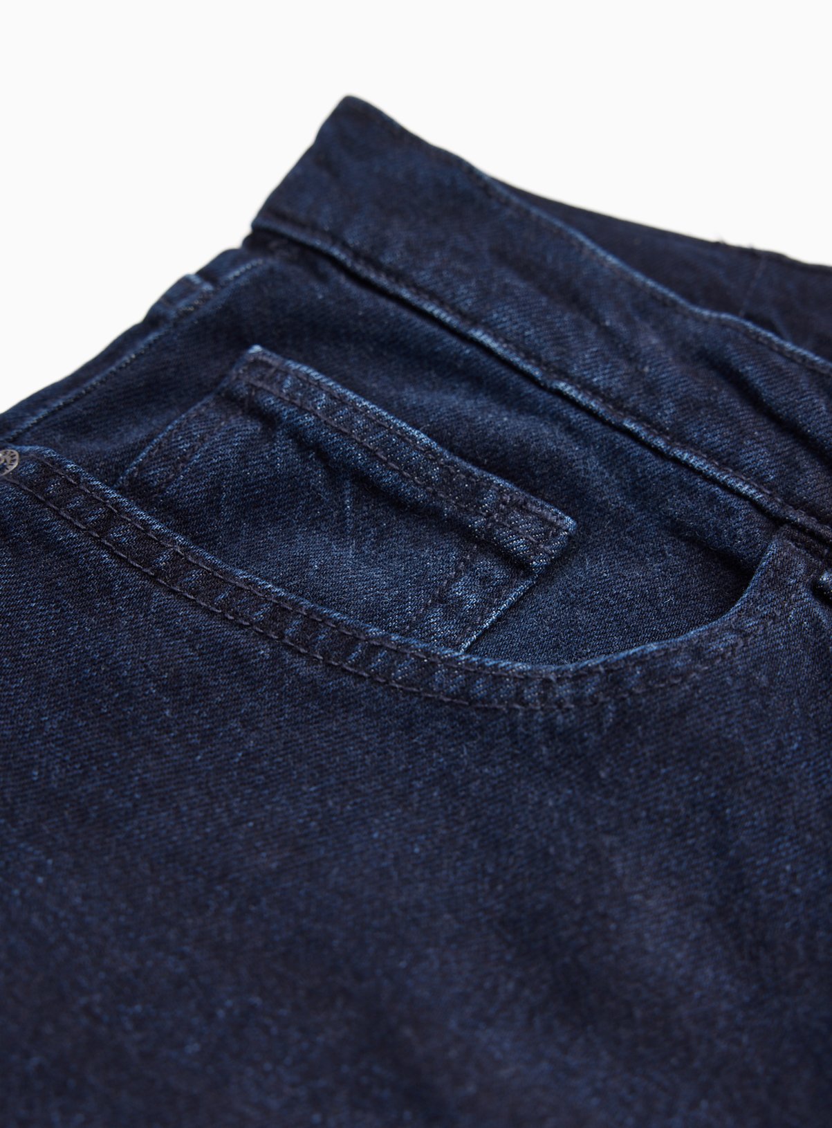 Dark Wash Loose Fit Stretch Jeans 44S - Image 4 thumbnail